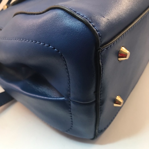 Danier Royal Blue Leather Bag - Picture 13 of 15
